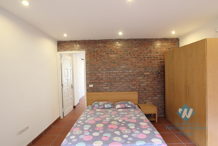 Beautiful lake view apartment for rent in Yen Phu village, Hanoi